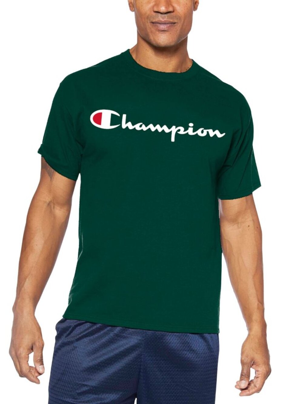 Champion Mens Big And Tall Script Logo T Shirt